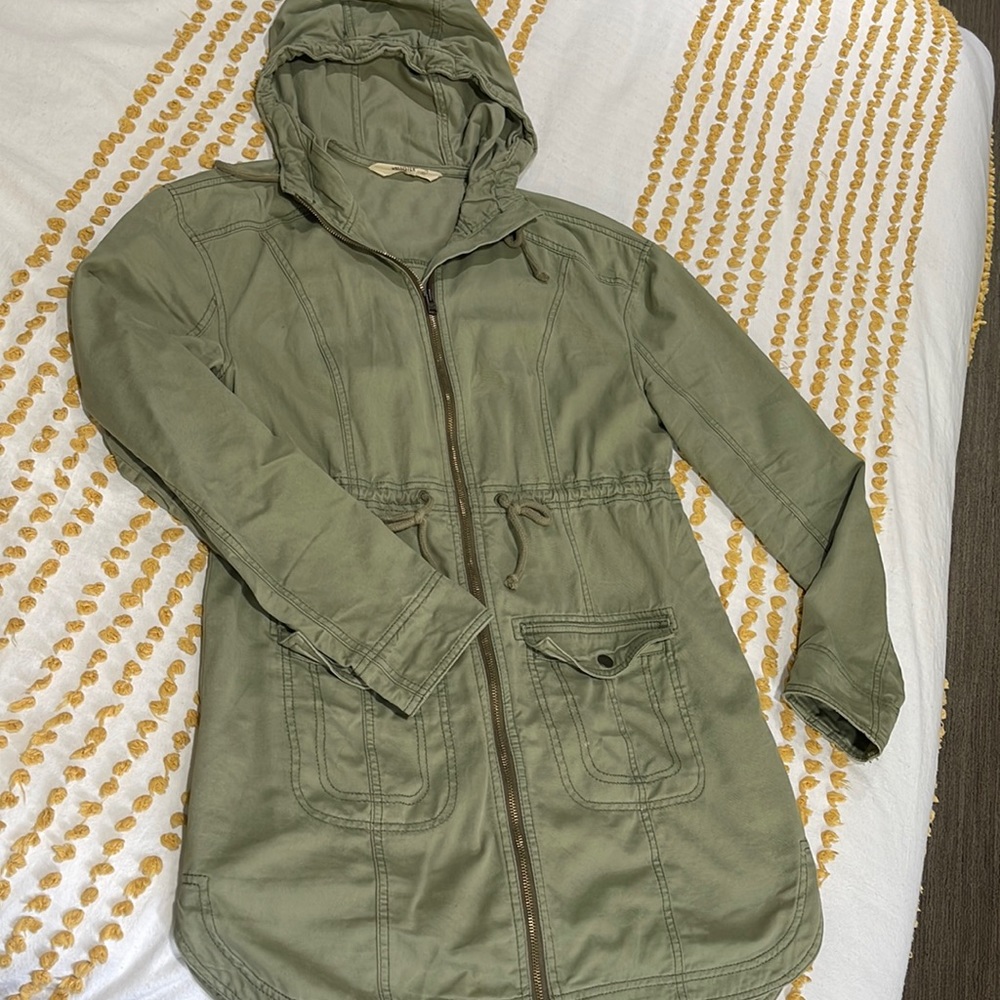 Hollister Army Green Jacket